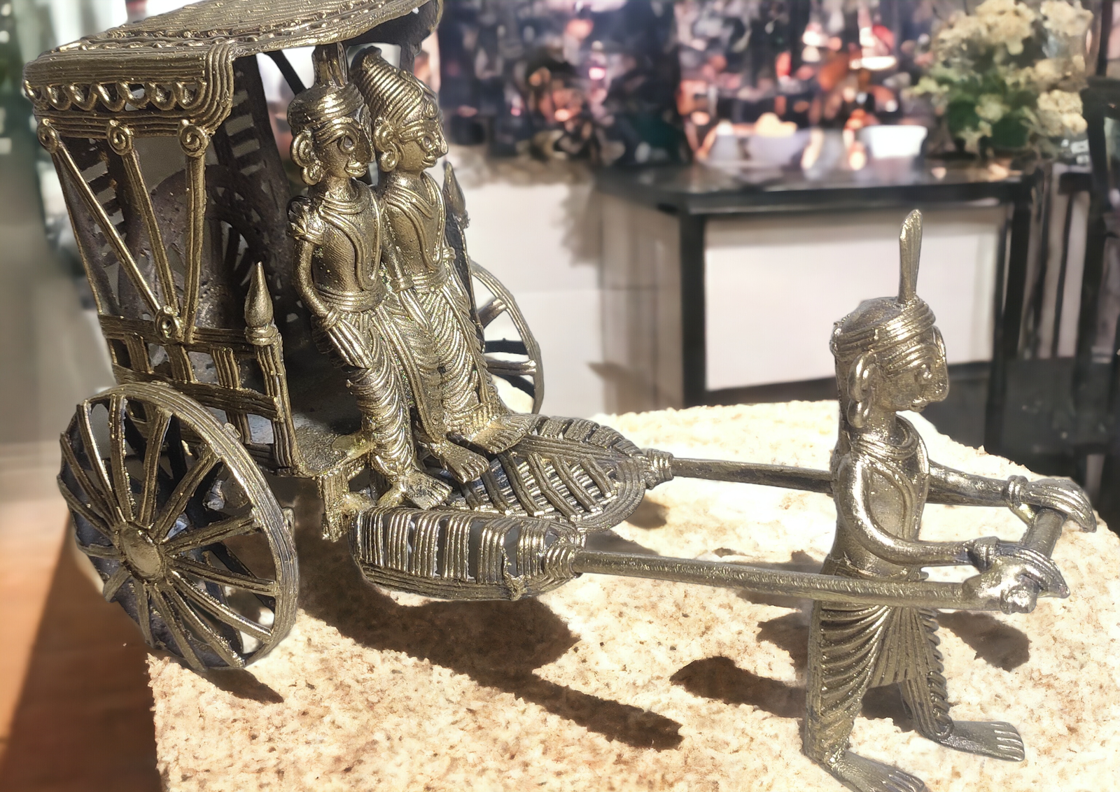 Dokra Art Tanga Rikshaw - 01 - Image 3