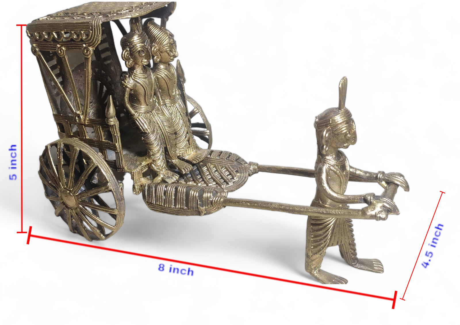 Dokra Art Tanga Rikshaw - 01 - Image 2